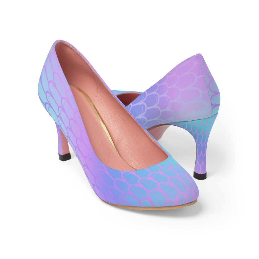 Purple Mermaid Women's High Heels