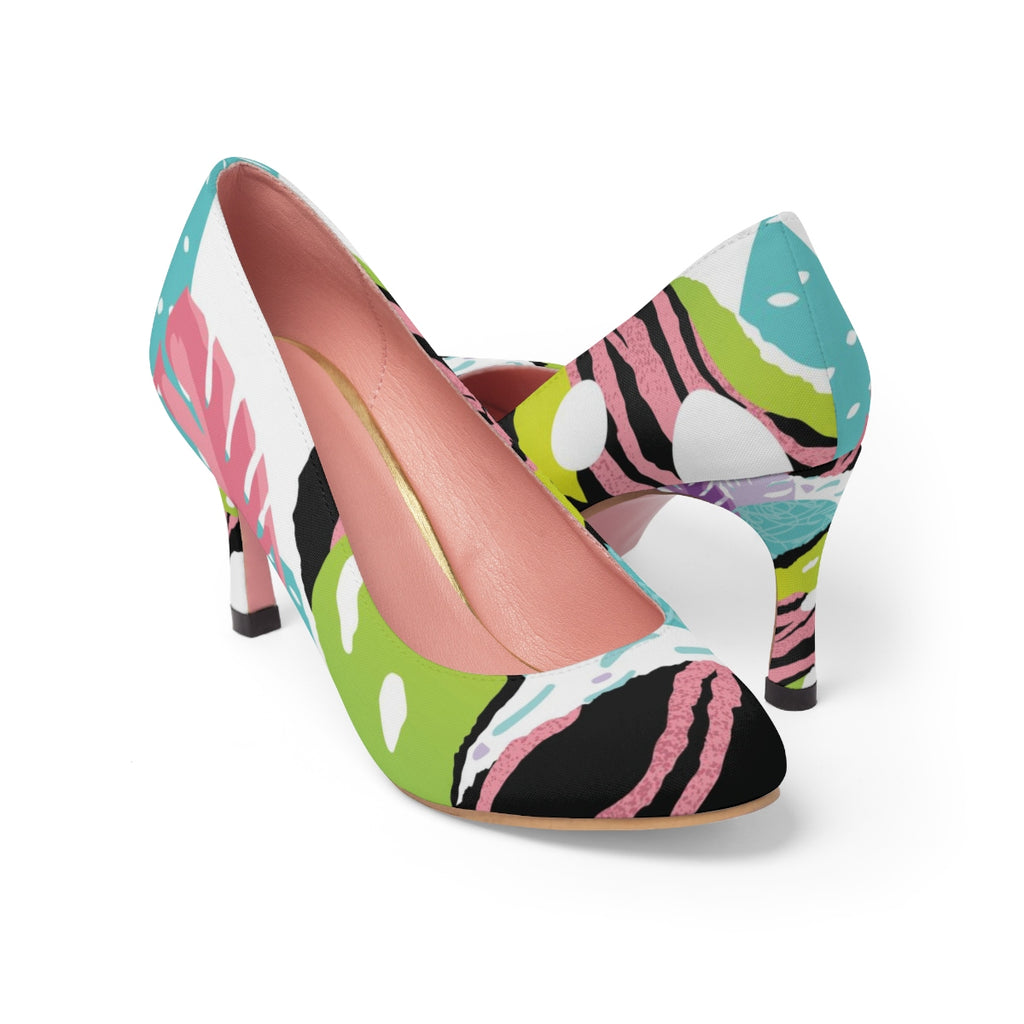 Pop Art Pink Women's High Heels