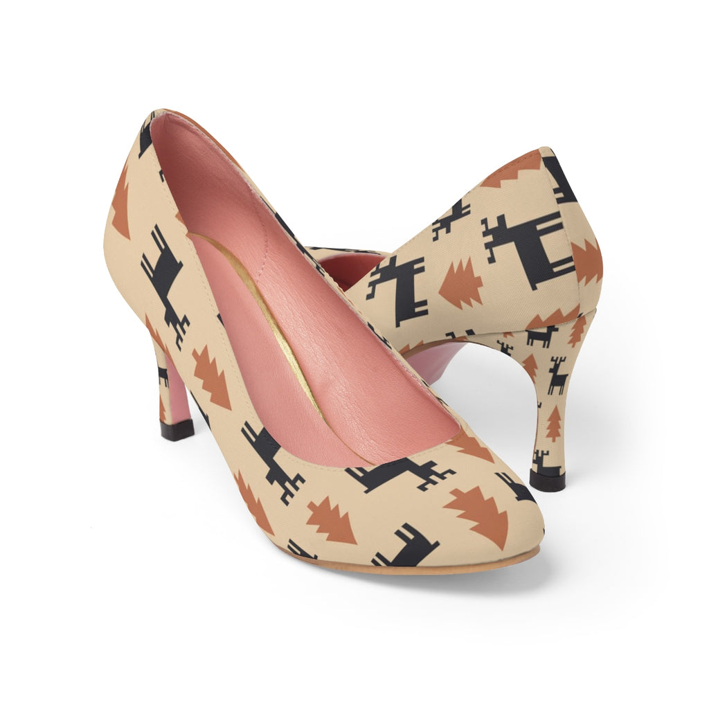 Christmas Deer Women's High Heels