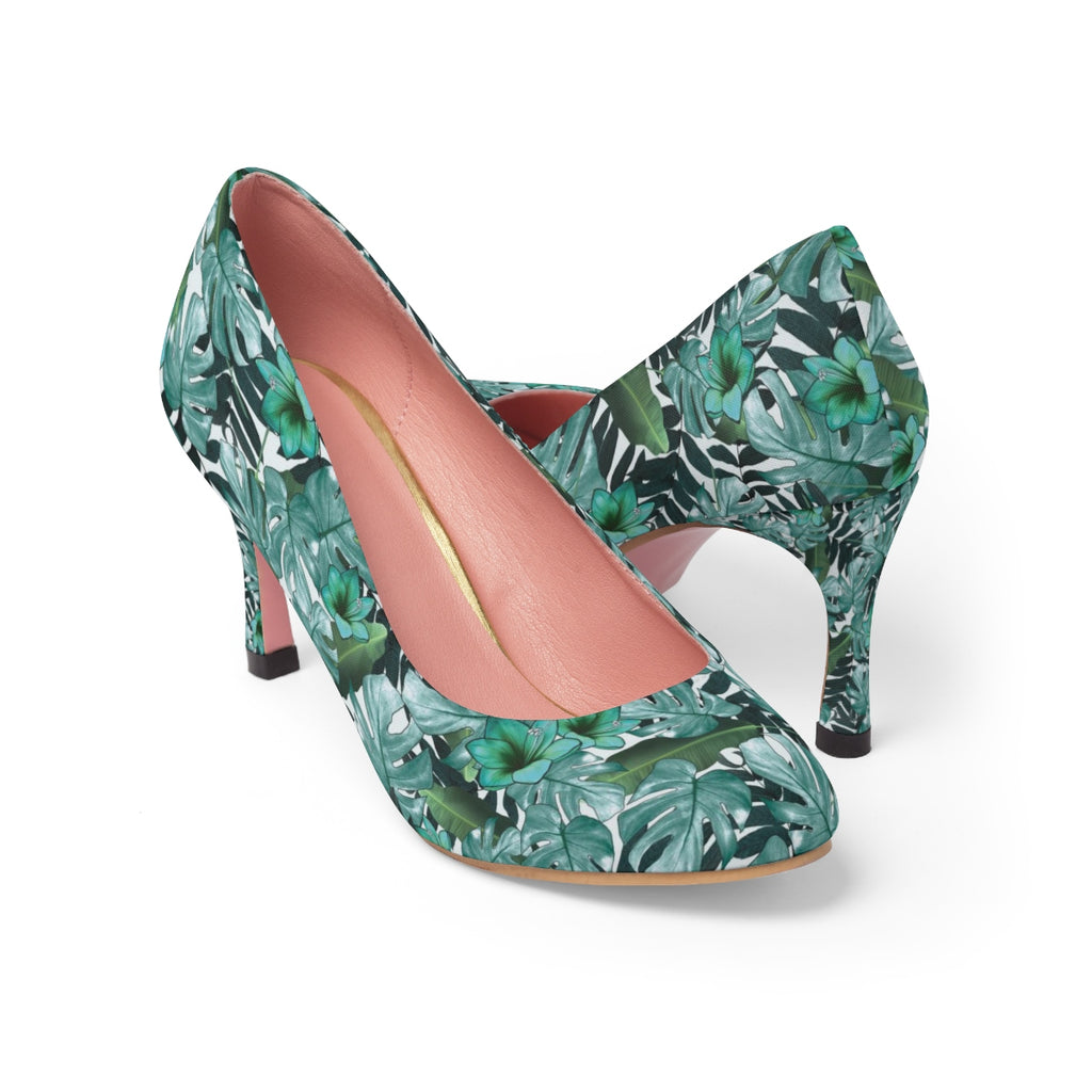 Art nouveau floral design women's shoes on Craiyon